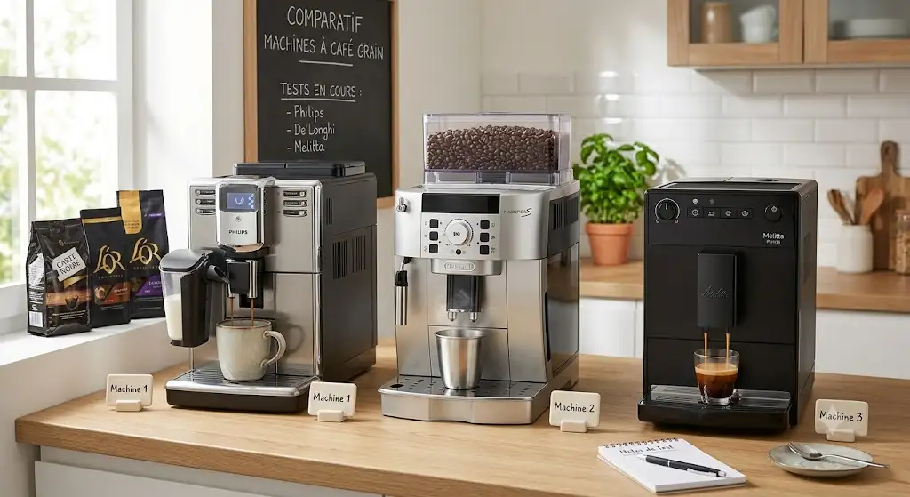 Comparatif des meilleures machines à café à grain testées pour la maison. (test machines à café)